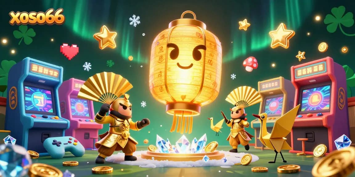 Engage with xoso66's vibrant online casino scene featuring colorful games and legendary spirits.