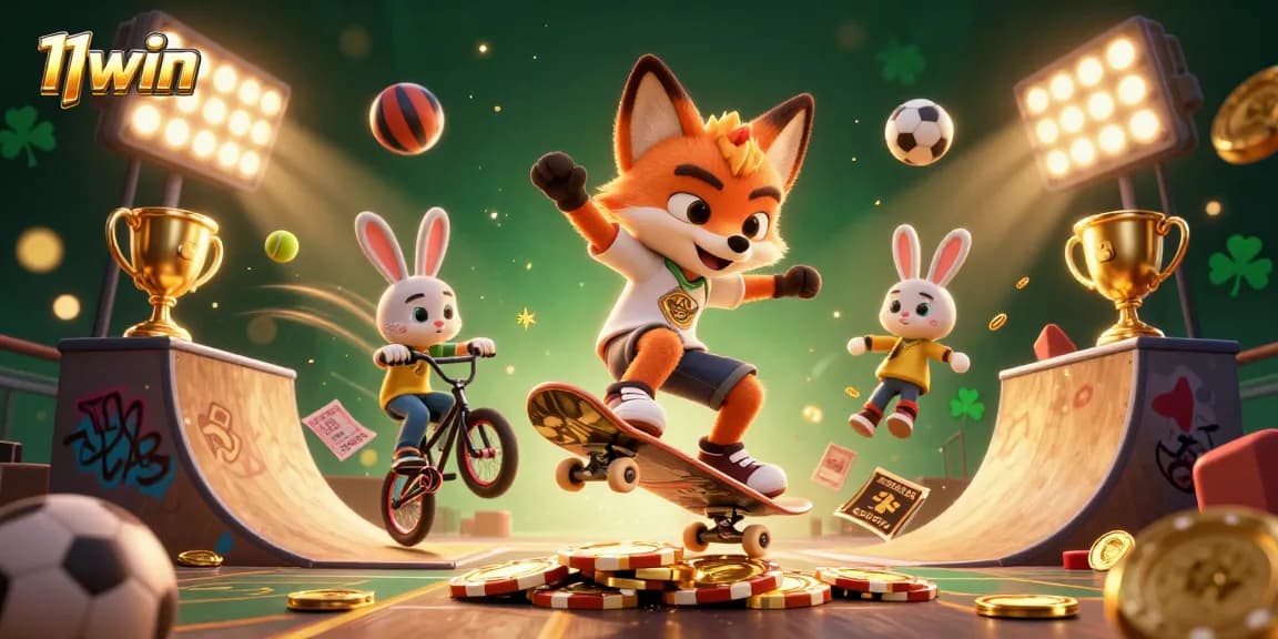 Engage in thrilling gameplay at 11win with dynamic characters and vibrant casino elements.