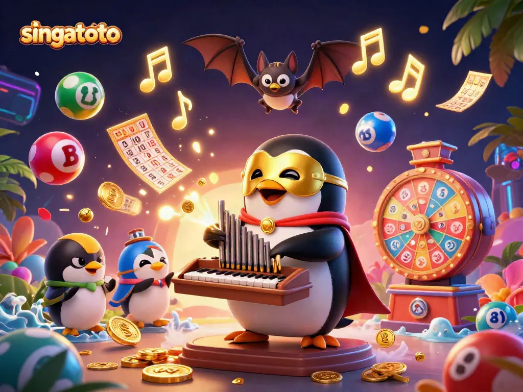 Experience singatoto's thrilling gaming adventure with colorful lottery elements and vibrant casino action.