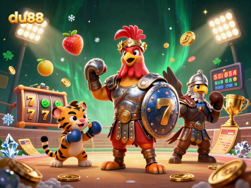 Engage with du88's thrilling slot adventure featuring dynamic symbols and characters.