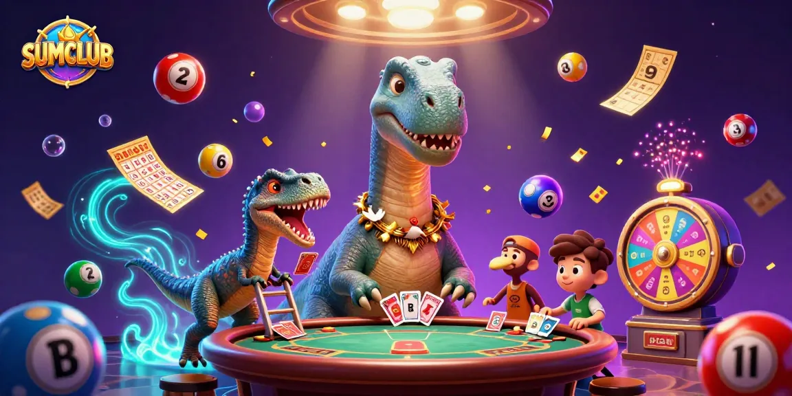 Experience the thrilling world of SUMCLUB with vibrant connections to card games and casino fun.