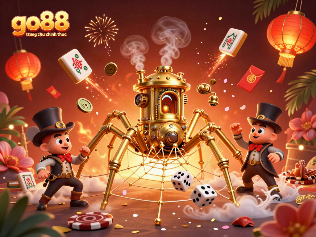 Engage in exciting gameplay at go88 trang chu chinh thuc with dynamic casino-themed 3D illustration.