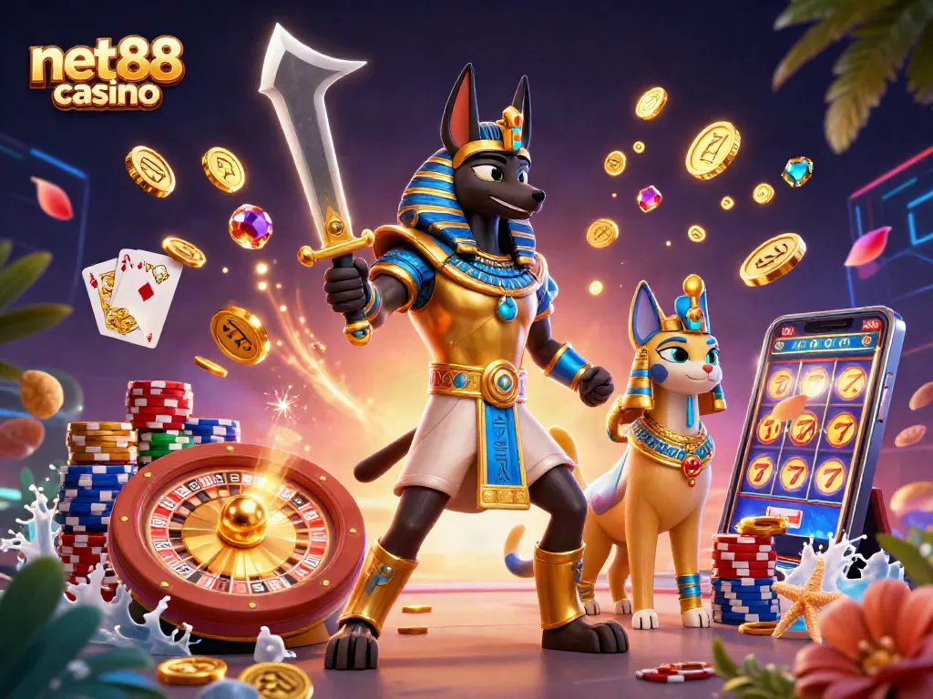 Experience thrilling gameplay at net88 casino with vibrant 3D graphics and dynamic gaming elements.