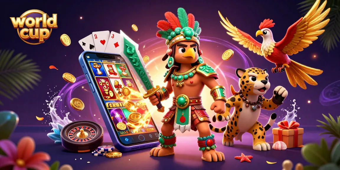 Experience thrilling world cup casino games with vibrant characters and dynamic gambling elements.