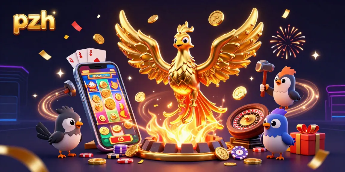 Experience thrilling gameplay at pzh with a golden phoenix and dynamic casino elements.
